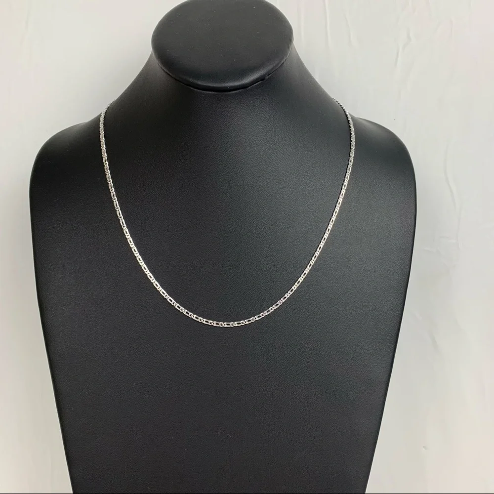 925 Sterling Silver Chain Necklace Jewelry‎ SILVER Classic Made In Mexico - Picture 11 of 14